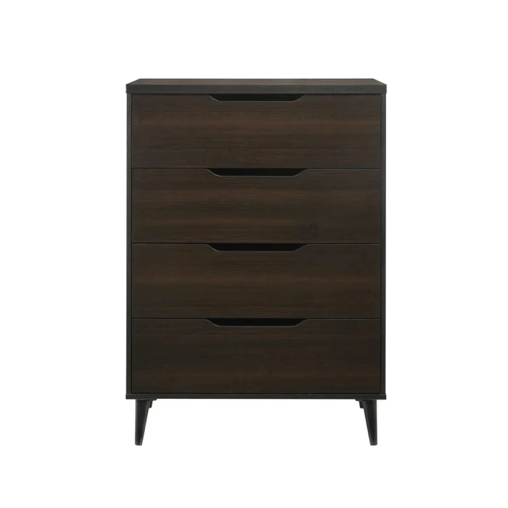 NASH - Dark Brown Four piece Bedroom Set - Image 12