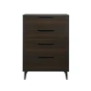 NASH - Dark Brown Four piece Bedroom Set - Image 12