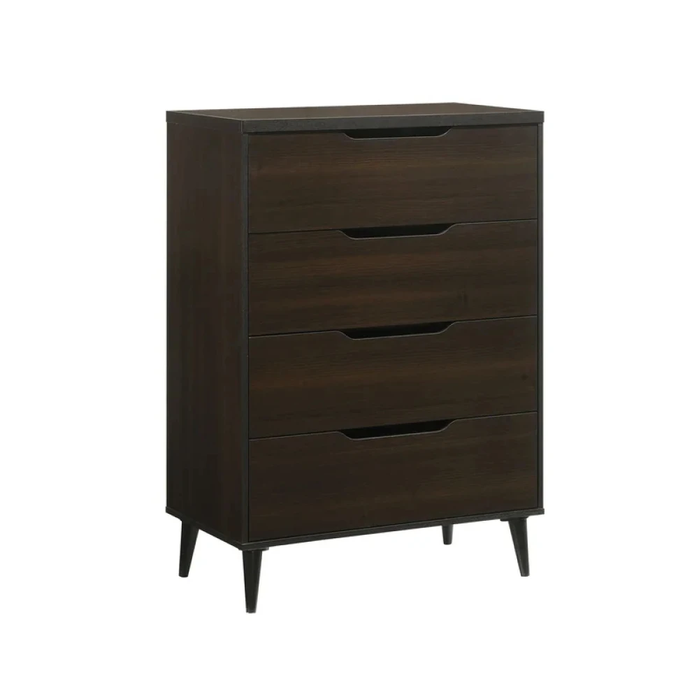 NASH - Dark Brown Four piece Bedroom Set - Image 14