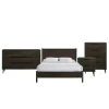 NASH - Dark Brown Four piece Bedroom Set - Image 2