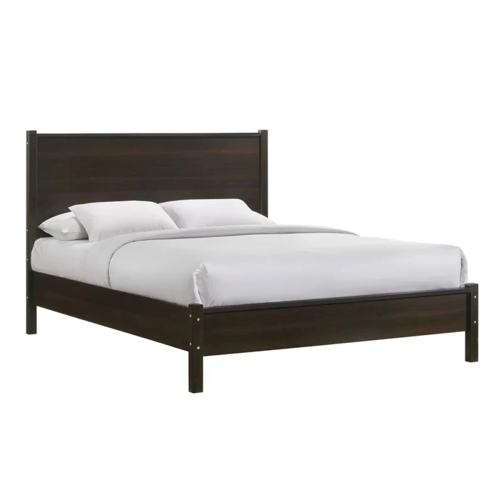 NASH - Dark Brown Four piece Bedroom Set - Image 5