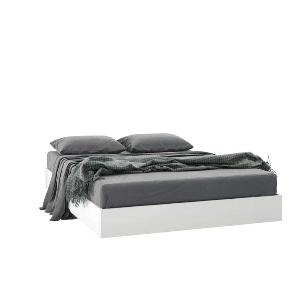 XANDER - White Queen Size Four Pieces Bedroom Set - Image 3