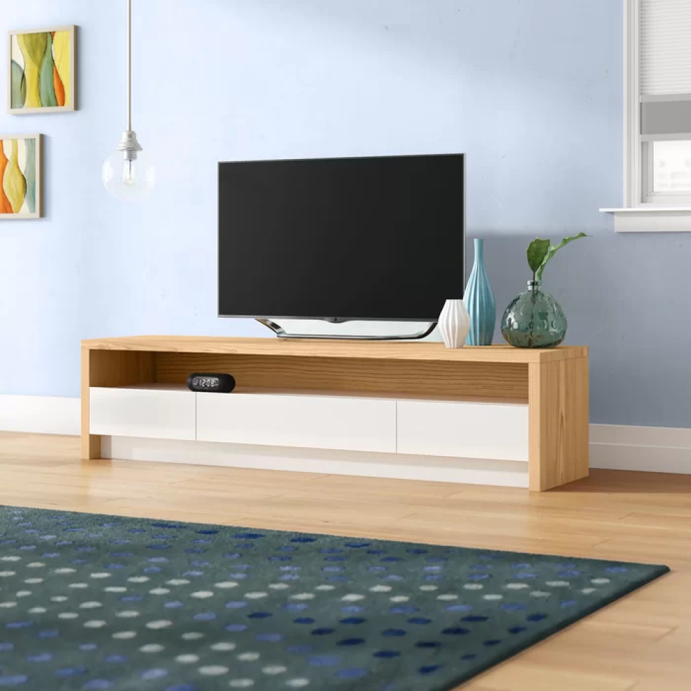 MOONSOON - Media Display TV Stand with Storage Cabins