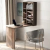 MATEW - Floating Wall Desk With Storage Shelf - Image 2