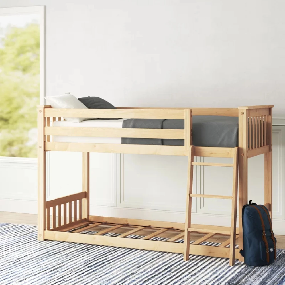 ANUR - Modern Twin-over-twin Bunk Bed