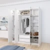 AKER - Modern Wardrobe with Full Length Mirror Doors - Image 5