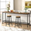 AVIS - Industrial Style Long Metallic Frame Console Table - Image 4