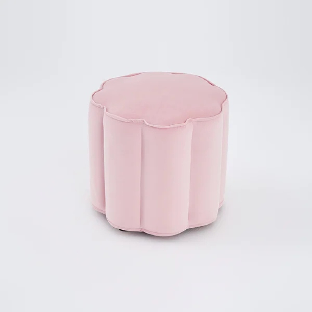 AXINE - Floral shaped Tufted Vanity Stool - Image 2