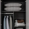 BAAN - Grey & White Wardrobe with Mirror - Image 2