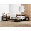 KIP - Black Cane Paneled Four piece Bedroom Set - Image 8