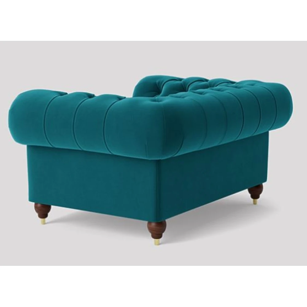 BILGE - Kingfisher Scrolled Arm Love Seat - Image 2