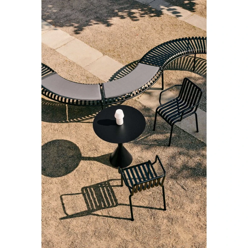 ANTHRA - Black Cone Shaped Outdoor Table - Image 4