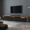 BLAIR - Brown & Black Media Display TV Console
