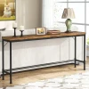 AVIS - Industrial Style Long Metallic Frame Console Table