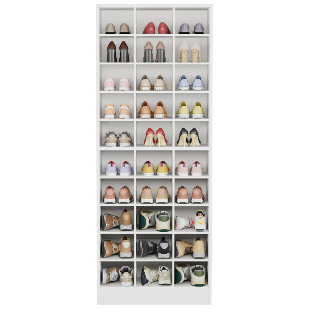 CUBBIES - Thirty Cube White Shoe Rack - Image 6
