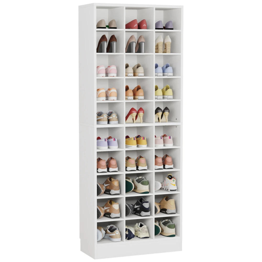 CUBBIES - Thirty Cube White Shoe Rack - Image 5