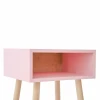 ROSY - Pink & Oak Brown Kids Nightstand - Image 4