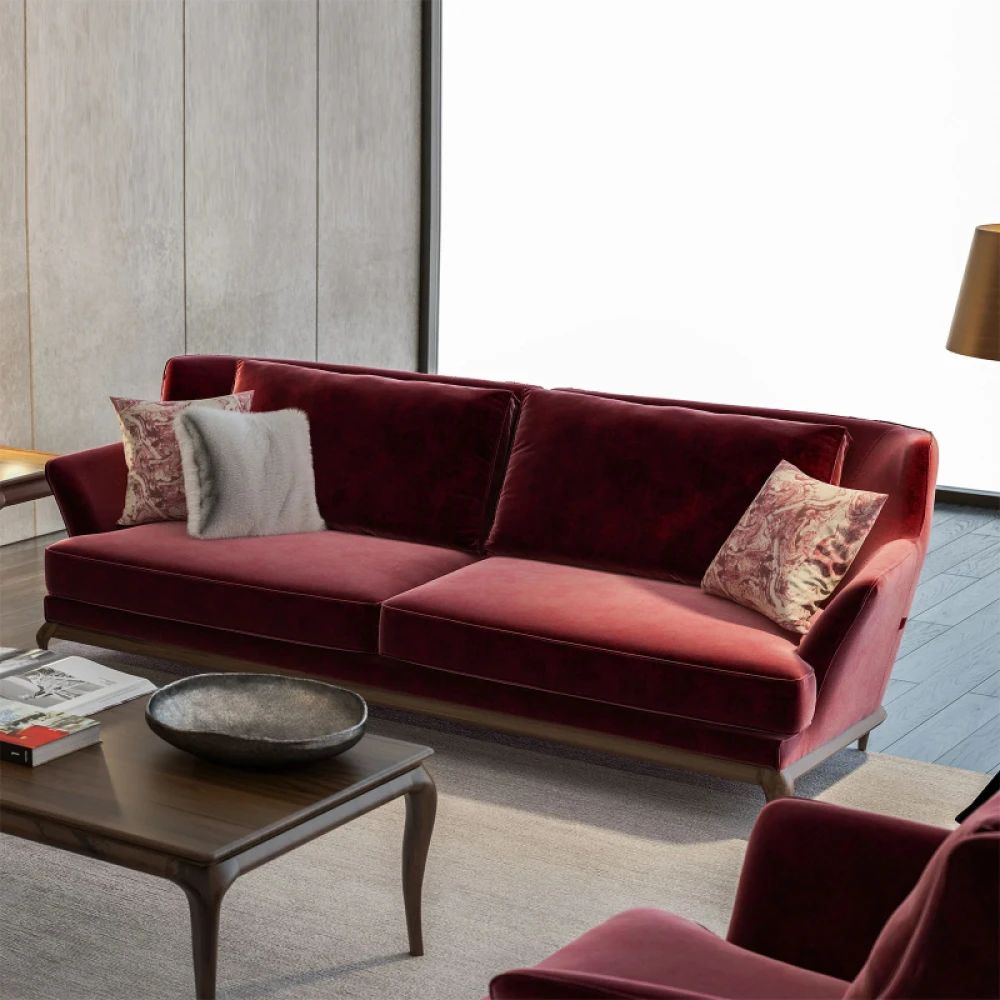 KESTANE - Three Seater Sofa with Arm Chair - Image 3