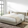 CREAK - Ivory Contemporary Style King Size Bed