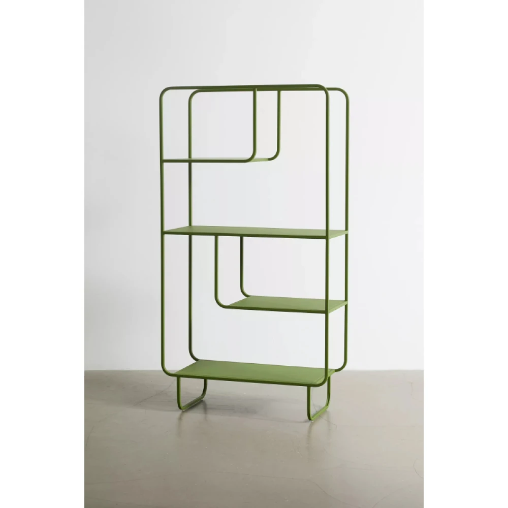FLORAD - Green Geometric Metallic Bookshelf - Image 4