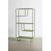 FLORAD - Green Geometric Metallic Bookshelf - Image 4