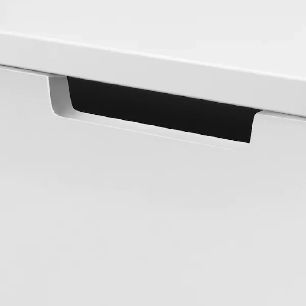 ELBEG - White Three Drawer Chester - Image 4