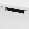 ELBEG - White Three Drawer Chester - Image 4