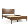 SOMONO - Walnut Brown Polish Finish Three Pieces Bedroom Set - Image 3