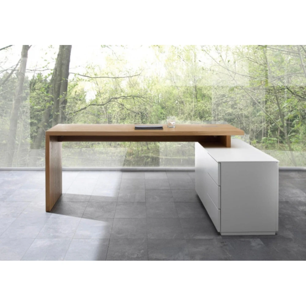SWISS - L Shape Reception Office Desk - Image 2