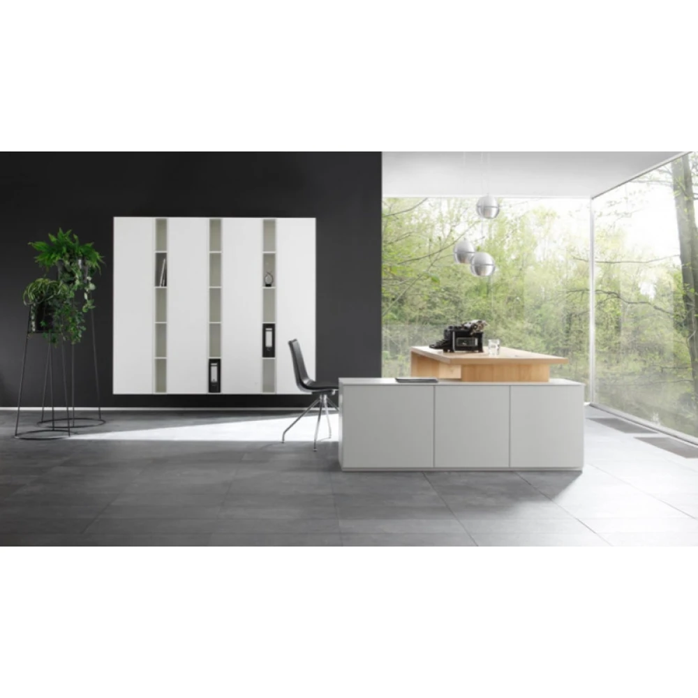 SWISS - L Shape Reception Office Desk - Image 3