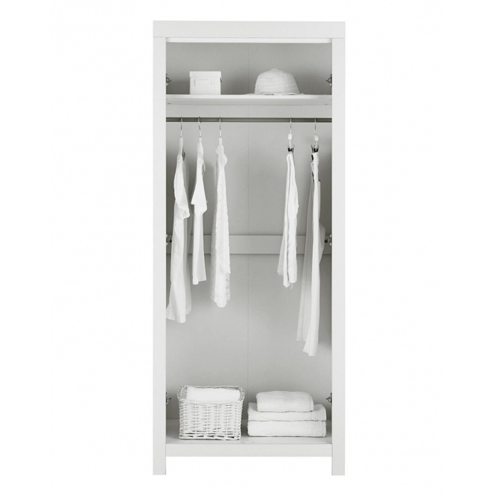 CENTELLEO - White Classic Double Door Cupboard - Image 3