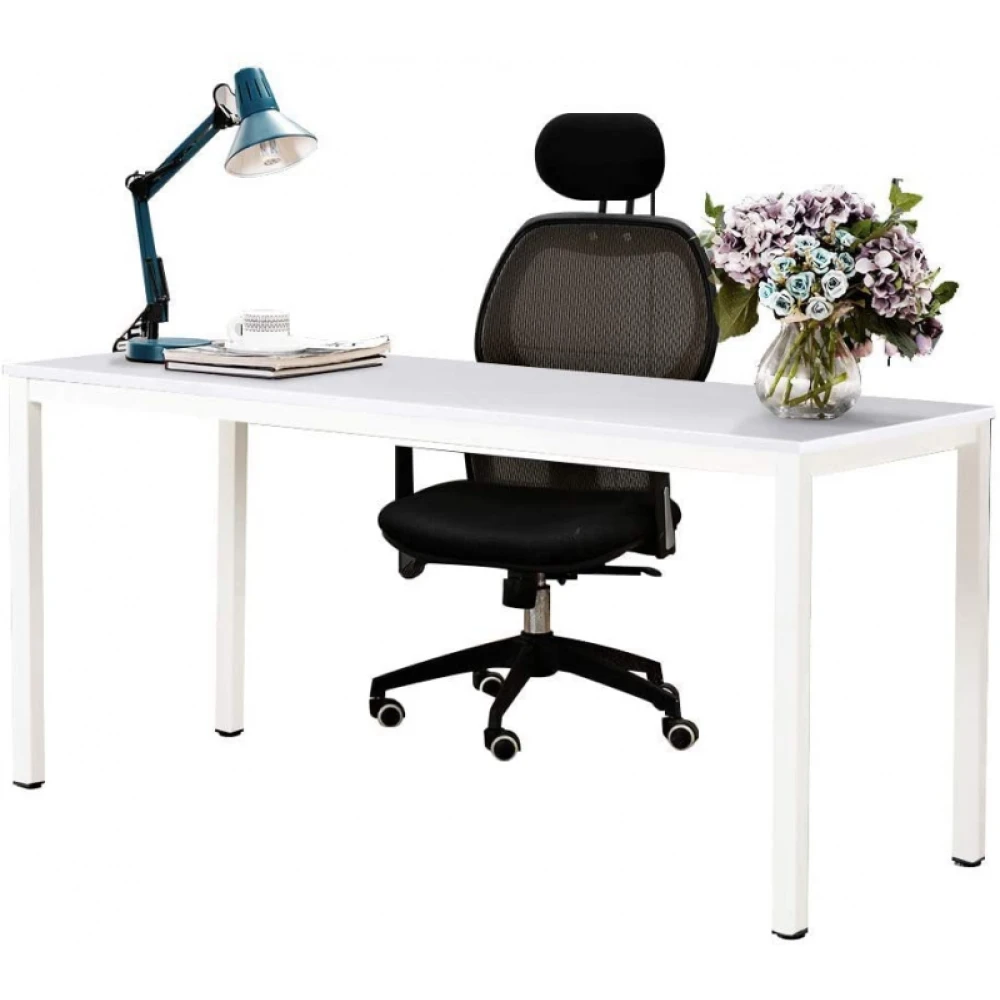 TERENCE - Classic White Manager Table - Image 3