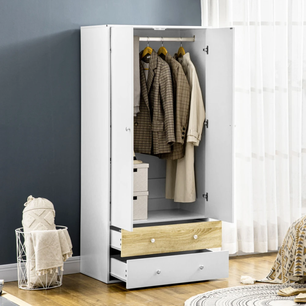 SAM - Combo Double Door Wardrobe & Drawers - Image 6
