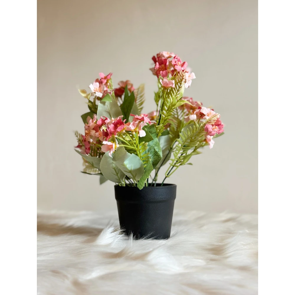PINK BLOOM - Decorative Flower Planter With Pot - Image 4