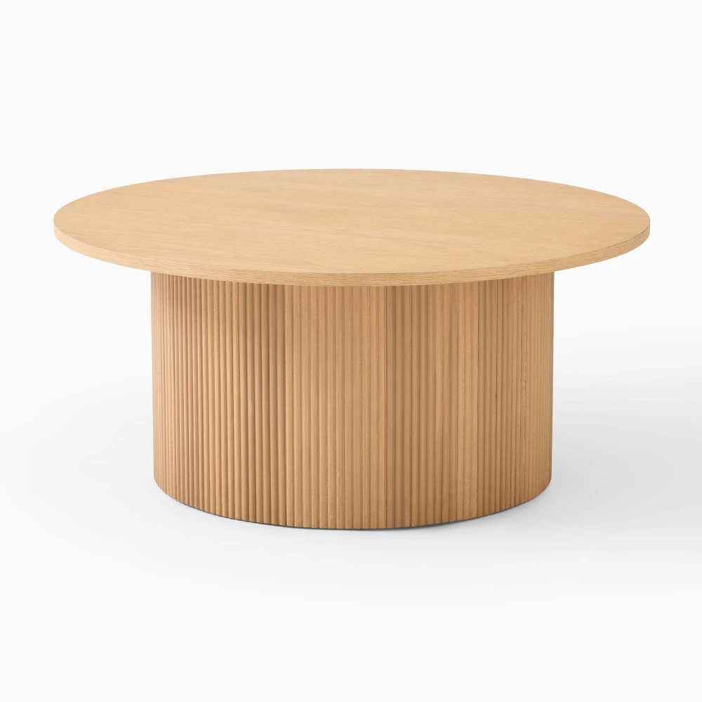 ARBOR - Round Reed Base Coffee Table - Image 4