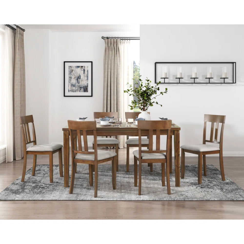 MARLOW - Six Person Dining Table Set