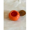 TERRA - Decorative Persimmon Shaped Ceramic Candy jar - Image 3