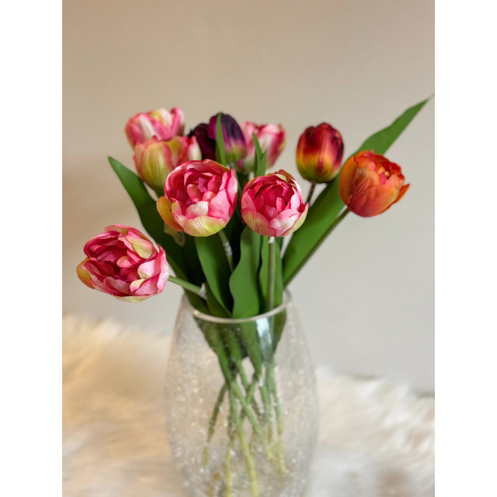 TULUX - Decorative Artificial Tulip Flower Stems