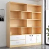 VAULTA - Oak Brown and White Office Storage Bookshelf - Image 3