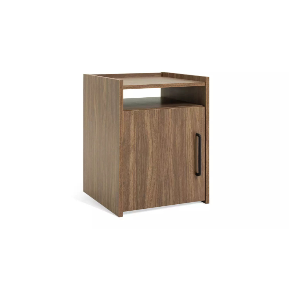 PLAVES - Walnut Brown storage Night Stand - Image 4