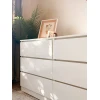 ROVE - White Sleek Chest of Six Drawers - Image 4