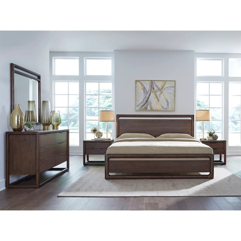 MARVEN - Modern Airy Design King Size Bedroom Set