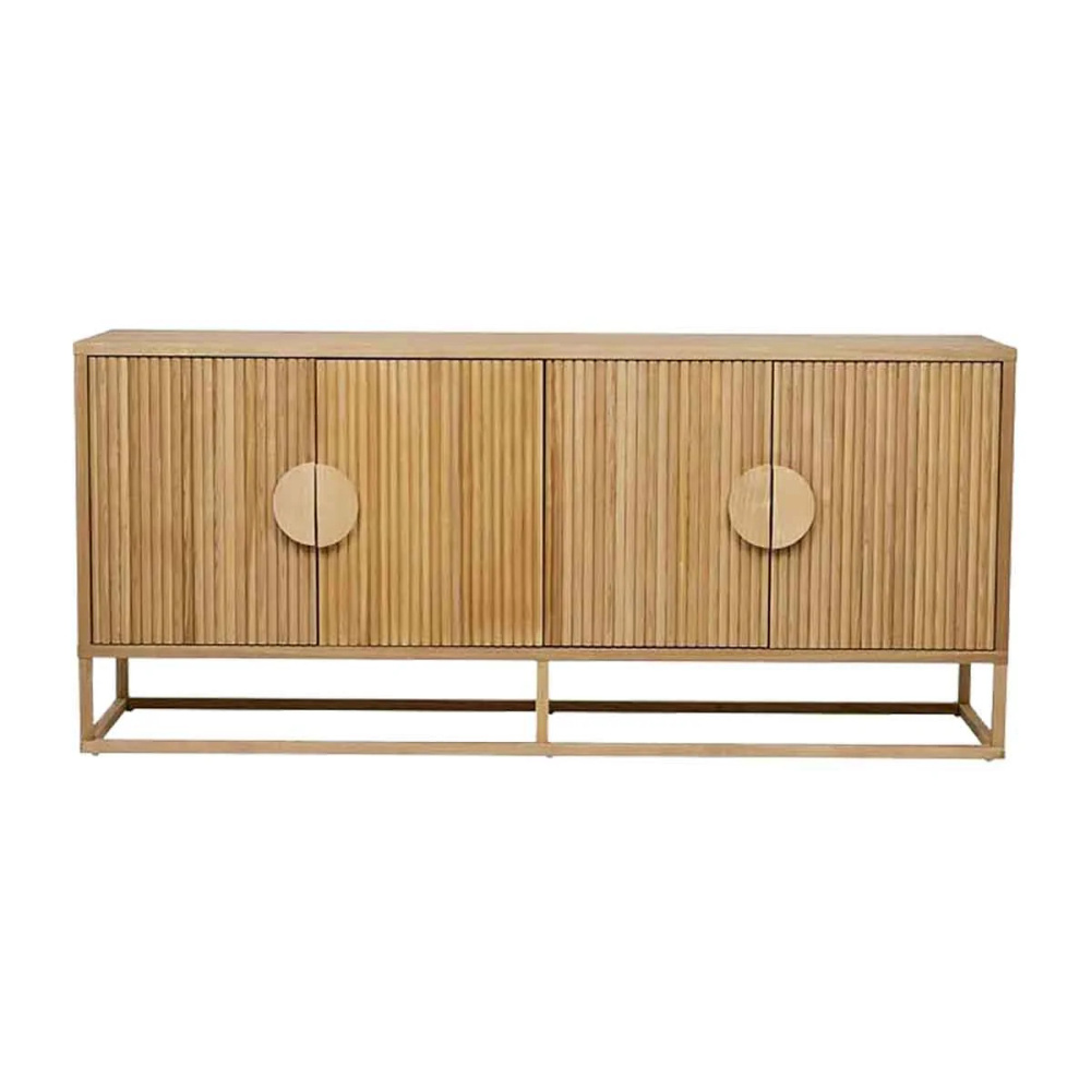 FORMA - Mid Century Style Rippled Side Board - Image 2