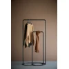 TEMPEST - Minimalist Style Black Metallic Cloth Hanging Rack Set