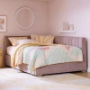 SIENNA - Contemporary Style Corner Teen Bed In Pink