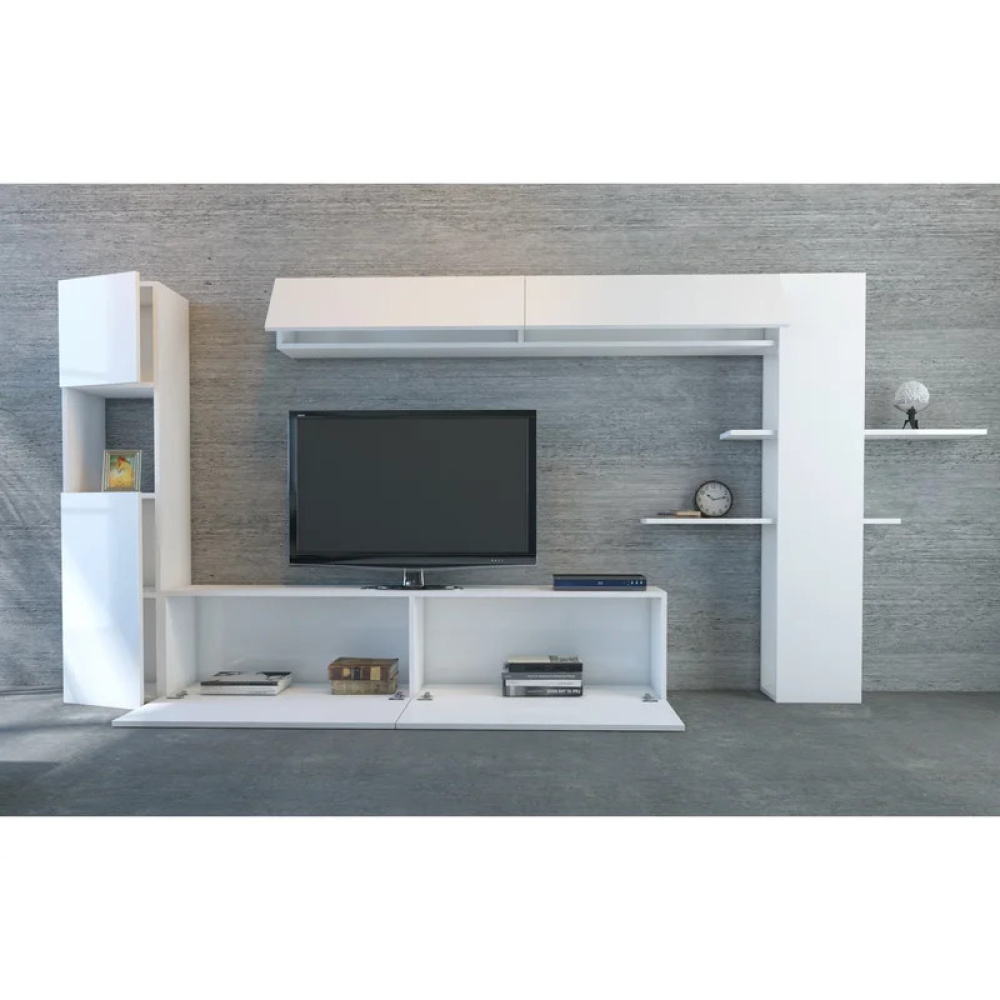 STRIX - Contemporary Style Two Pieces Media Wall Unit - Image 2