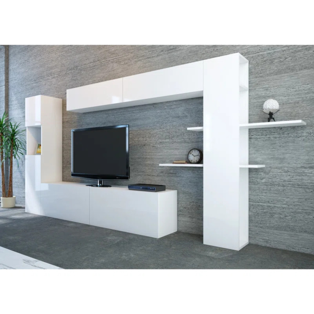 STRIX - Contemporary Style Two Pieces Media Wall Unit - Image 7