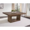 FORTE - Modern Style Medium Brown & Beige Dining Table Set - Image 4