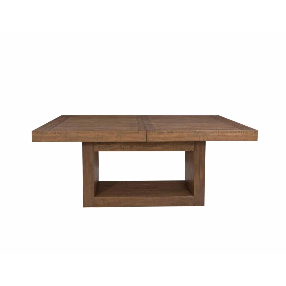 FORTE - Modern Style Medium Brown & Beige Dining Table Set - Image 5