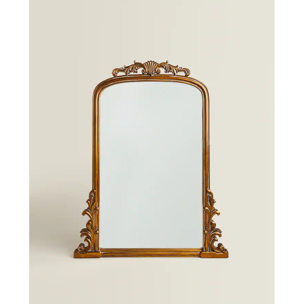 HICINTH - Vintage Style Carved  Wall Mirror